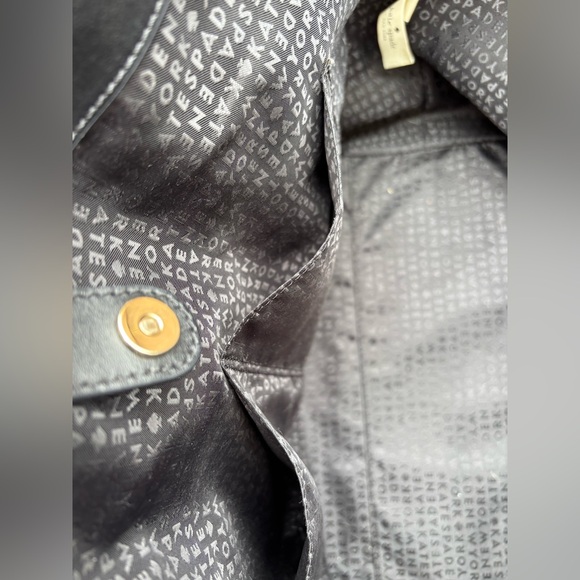 🔥 SALE🔥💜HOST PICK💜Kate Spade Black Tote - EUC - Picture 9 of 13